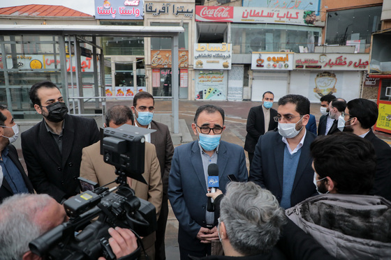 بازدید استاندار خراسان رضوی و شهردار مشهد از خطوط قطارشهری مشهد