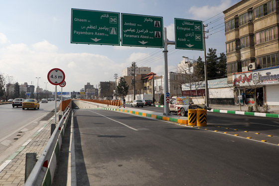 افتتاح پروژه دوربرگردان زیرگذرآزادی-جانباز 