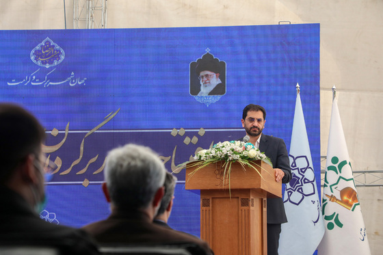 افتتاح پروژه دوربرگردان زیرگذرآزادی-جانباز 