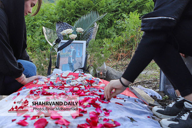 مراسم هفتم رومینا اشرفی با حضور اهالی روستا+تصاویر