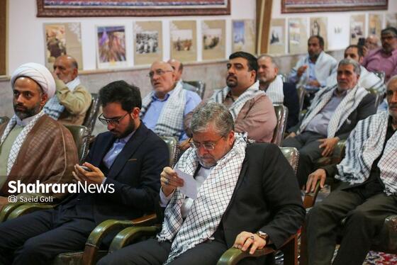 عکس | رونمایی از دیوارنگاره «از حماسه دیروز تا حماسه امروز»