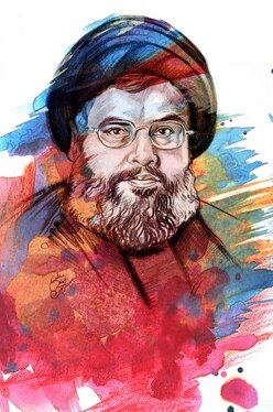 تصاویر با کیفیت شهید سیدحسن نصرالله + دانلود