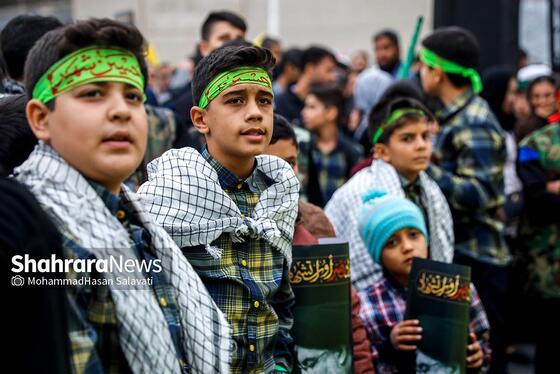 گزارش تصویری | اجتماع بزرگ «حزب الله زنده است» در مشهد