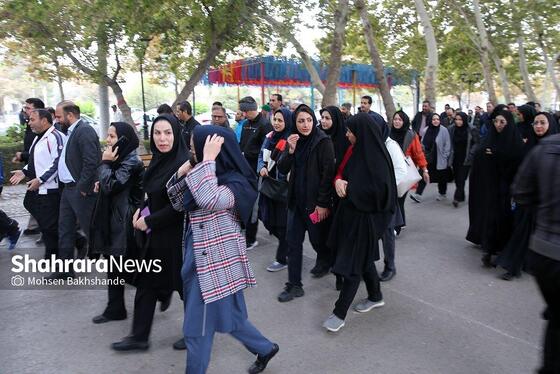 گزارش تصویری | همایش پیاده‌روی ویژه کارکنان شهرداری مشهد