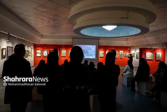 مراسم بزرگداشت «مرتضی روحانی» در نگارخانه رضوان مشهد