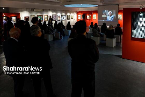 مراسم بزرگداشت «مرتضی روحانی» در نگارخانه رضوان مشهد