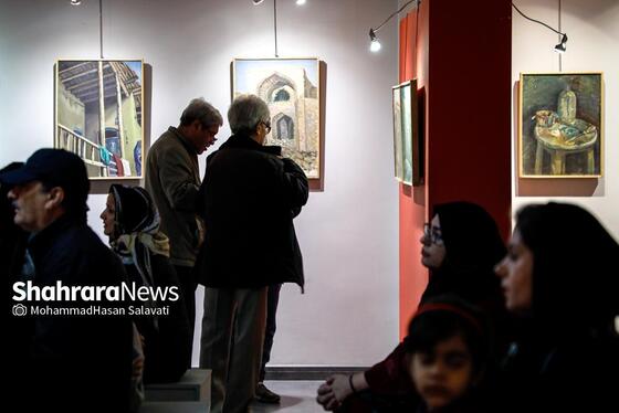 مراسم بزرگداشت «مرتضی روحانی» در نگارخانه رضوان مشهد