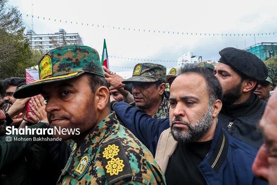 گزارش تصویری | مراسم تشییع پیکر «شهید خموشی» از شهدای حادثه تروریستی تفتان
