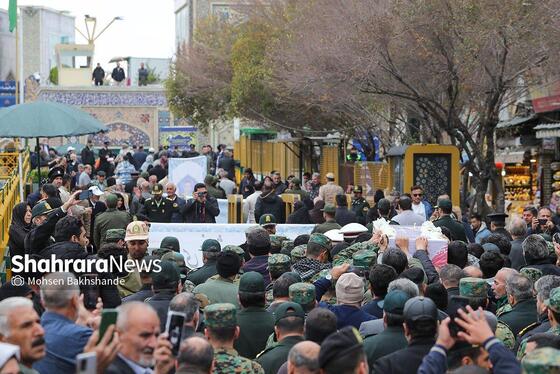 گزارش تصویری | مراسم تشییع پیکر «شهید خموشی» از شهدای حادثه تروریستی تفتان