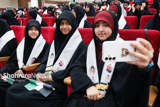 گزارش تصویری | مراسم تحلیف فرماندهان بسیج دانش آموزی در مشهد