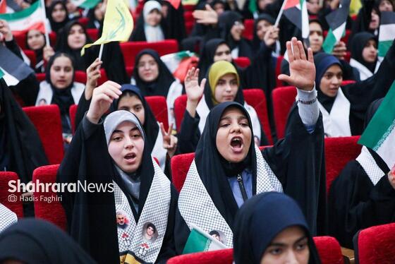گزارش تصویری | مراسم تحلیف فرماندهان بسیج دانش آموزی در مشهد
