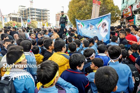 گزارش تصویری | راهپیمایی ۱۳ آبان ۱۴۰۳ در مشهد