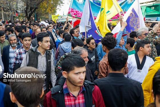 گزارش تصویری | راهپیمایی ۱۳ آبان ۱۴۰۳ در مشهد