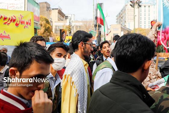 گزارش تصویری | راهپیمایی ۱۳ آبان ۱۴۰۳ در مشهد