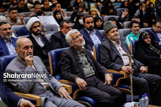 گزارش تصویری | همایش مردمی «مشهد، قلب تپنده مقاومت» با حضور سعید جلیلی