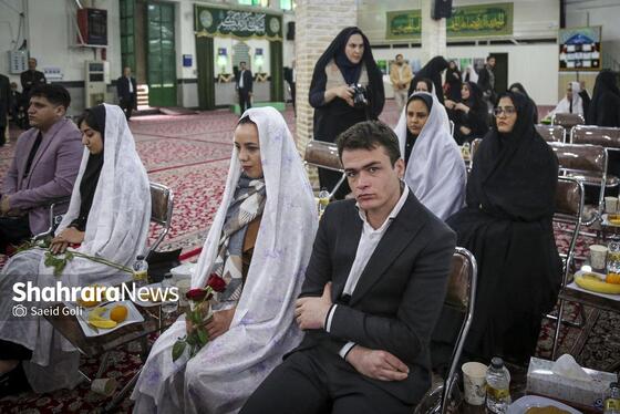 گزارش تصویری | مراسم اعطای ۵۰ سری جهیزیه به زوج‌های معلول