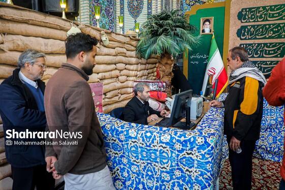 گزارش تصویری | پویش«لبنان در پناه امام رئوف» در صحن قدس حرم مطهر رضوی