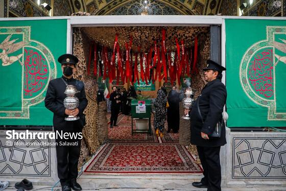 گزارش تصویری | پویش«لبنان در پناه امام رئوف» در صحن قدس حرم مطهر رضوی