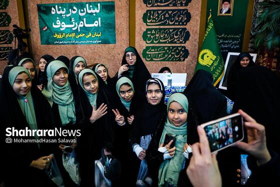 گزارش تصویری | پویش«لبنان در پناه امام رئوف» در صحن قدس حرم مطهر رضوی
