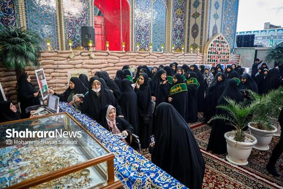 گزارش تصویری | پویش«لبنان در پناه امام رئوف» در صحن قدس حرم مطهر رضوی