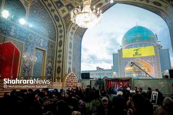 گزارش تصویری | پویش«لبنان در پناه امام رئوف» در صحن قدس حرم مطهر رضوی
