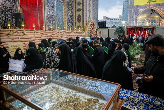 گزارش تصویری | پویش«لبنان در پناه امام رئوف» در صحن قدس حرم مطهر رضوی