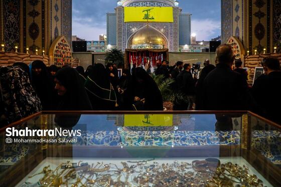 گزارش تصویری | پویش«لبنان در پناه امام رئوف» در صحن قدس حرم مطهر رضوی