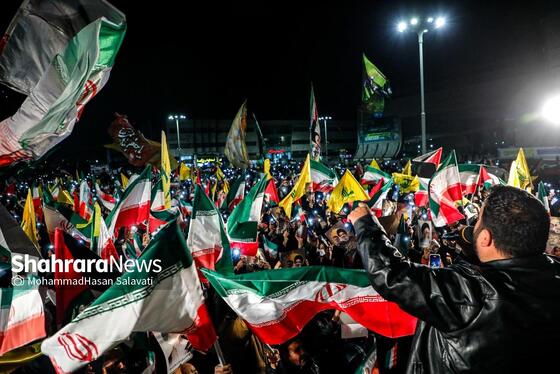 گزارش تصویری | اجتماع مردمی «بیعت با نصرالله» در مشهد