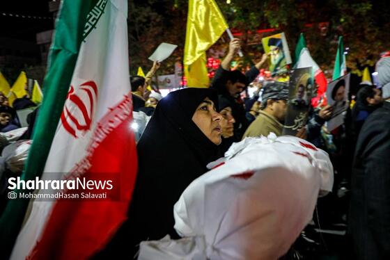 گزارش تصویری | اجتماع مردمی «بیعت با نصرالله» در مشهد