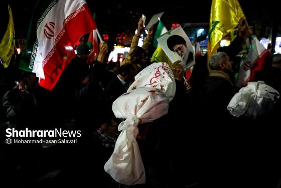 گزارش تصویری | اجتماع مردمی «بیعت با نصرالله» در مشهد