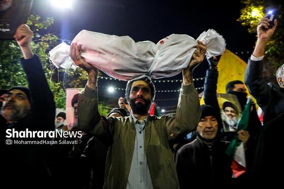 گزارش تصویری | اجتماع مردمی «بیعت با نصرالله» در مشهد