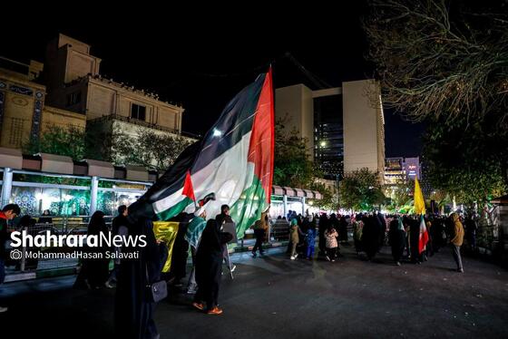 گزارش تصویری | اجتماع مردمی «بیعت با نصرالله» در مشهد