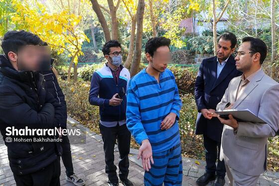 گزارش تصویری | بازسازی صحنه قتل در صدمین روز جنایت