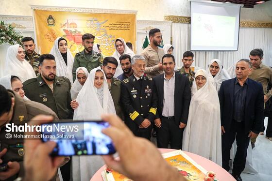گزارش تصویری | پنجمین جشنواره سراسری زوج‌های جوان ستاد ارتش جمهوری اسلامی در مشهد