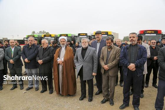گزارش تصویری | بهره‌برداری از ۱۰ دستگاه اتوبوس در محور رسالت مشهد (۲۴ آبان ۱۴۰۳)