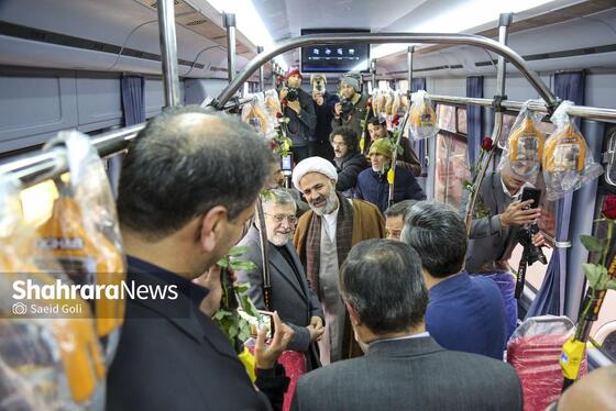 گزارش تصویری | بهره‌برداری از ۱۰ دستگاه اتوبوس در محور رسالت مشهد (۲۴ آبان ۱۴۰۳)