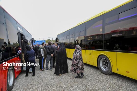 گزارش تصویری | بهره‌برداری از ۱۰ دستگاه اتوبوس در محور رسالت مشهد (۲۴ آبان ۱۴۰۳)