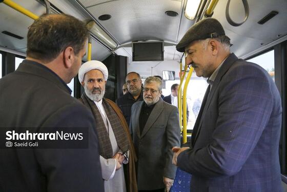 گزارش تصویری | بهره‌برداری از ۱۰ دستگاه اتوبوس در محور رسالت مشهد (۲۴ آبان ۱۴۰۳)