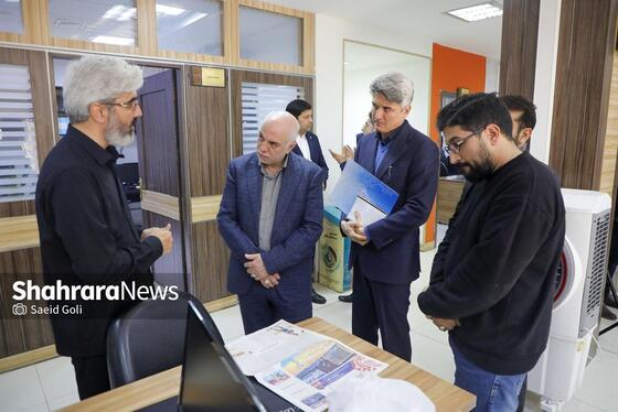 گزارش تصویری | بازدید مدیرکل امور شعب بانک ملی خراسان رضوی از مؤسسه فرهنگی شهرآرا (۲۶ آبان ۱۴۰۳)
