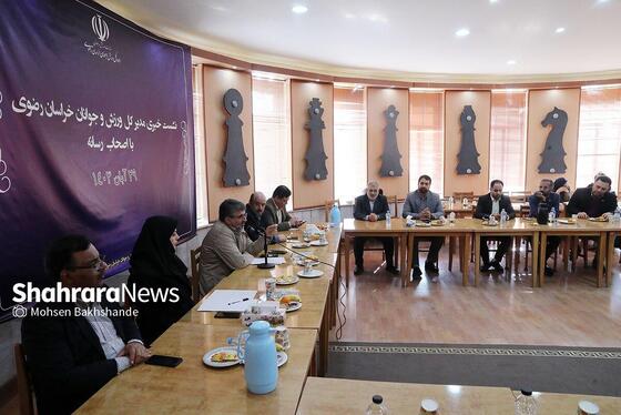 گزارش تصویری | نشست خبری مدیر کل ورزش و جوانان خراسان رضوی