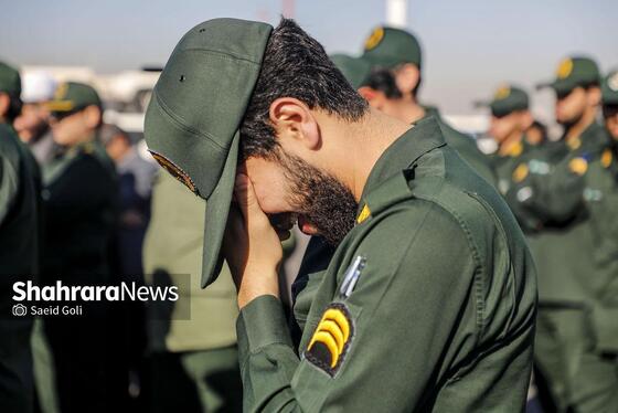 گزارش تصویری | مراسم استقبال از پیکر‌های مطهر ۱۴ شهید گمنام دفاع مقدس در مشهد (۶ آذر ۱۴۰۳)