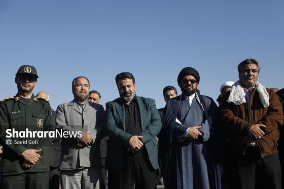 گزارش تصویری | مراسم استقبال از پیکر‌های مطهر ۱۴ شهید گمنام دفاع مقدس در مشهد (۶ آذر ۱۴۰۳)