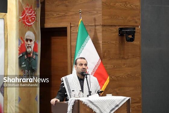 گزارش تصویری | بدرقه پیکر شهید گمنام دفاع مقدس در همایش سالیانه بسیجیان در مشهد