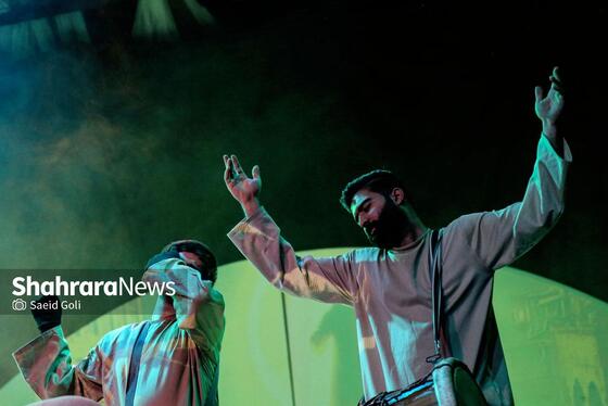 گزارش تصویری | نمایش آیینی نیمه شب وقایع دهه فاطمیه (س) در مشهد