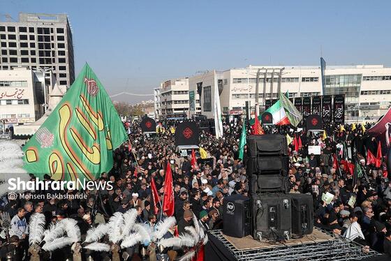 گزارش تصویری | اجتماع عظیم فاطمیون در مشهد