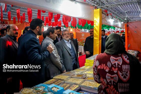 گزارش تصویری | افتتاح رویداد «چله بازار» در مشهد