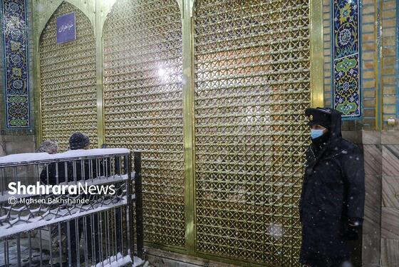 گزارش تصویری | جلوه‌های زییایی از بارش برف پاییزی در مشهد