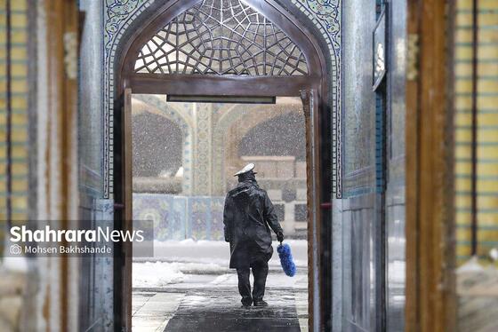 گزارش تصویری | جلوه‌های زییایی از بارش برف پاییزی در مشهد