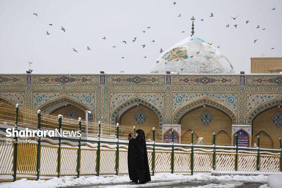 گزارش تصویری | بارش برف در مشهد