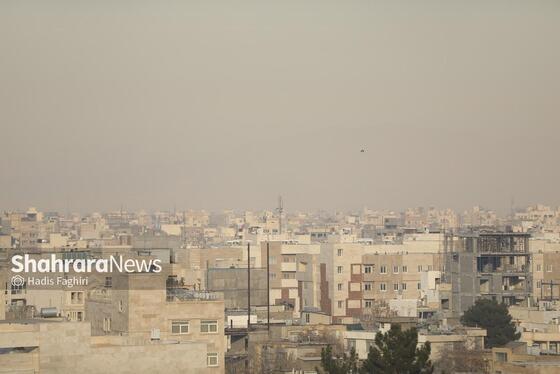 گزارش تصویری | تداوم آلودگی هوا در مشهد (۴ دی ۱۴۰۳)